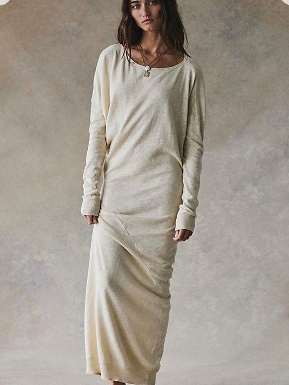 NWT Free People Hollis Sweater MIDI Dress M